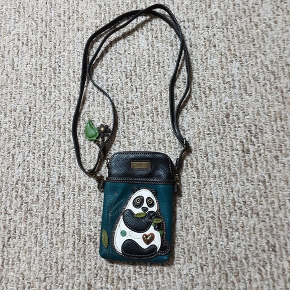 Chala unisex pouch/bag. Green and black. - Picture 2 of 3